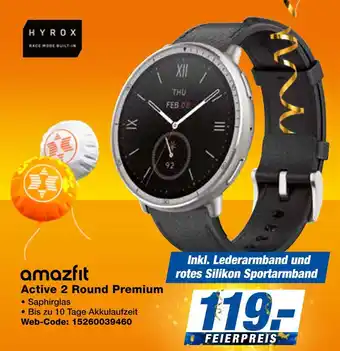 Expert Amazfit active 2 round premium Angebot