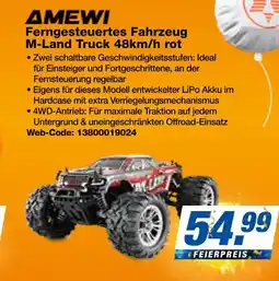 Expert Amewi ferngesteuertes fahrzeug m-land truck 48km/h rot Angebot