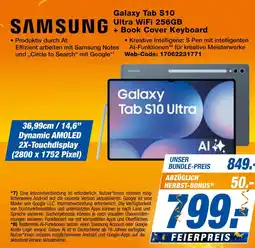 Expert Samsung galaxy tab s10 ultra wifi 256gb + book cover keyboard Angebot