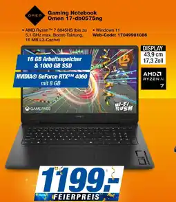 Expert Omen gaming notebook omen 17-db0575ng Angebot