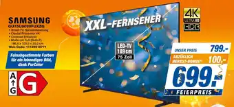 Expert Samsung gu75ub099fuxzg Angebot