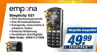 Expert Emporia simplicity v27 Angebot
