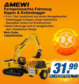 Expert Amewi ferngesteuertes fahrzeug kipper & kettenbagger Angebot