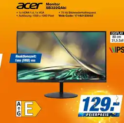 Expert Acer monitor sb322qabi Angebot