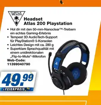 Expert Turtle beach headset atlas 200 playstation Angebot
