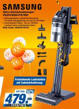 Expert Samsung akku-handstaubsauger vs20c95d4tk/wd Angebot