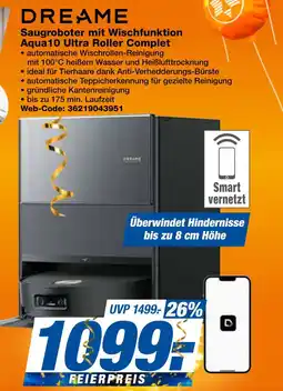 Expert Dreame saugroboter mit wischfunktion aqua10 ultra roller complet Angebot