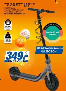 Expert Egret e-scooter ey! 7 Angebot