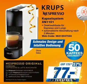 Expert Krups kapselsystem xn1101 Angebot