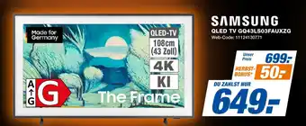 Expert Samsung qled tv gq43ls03fauxzg Angebot