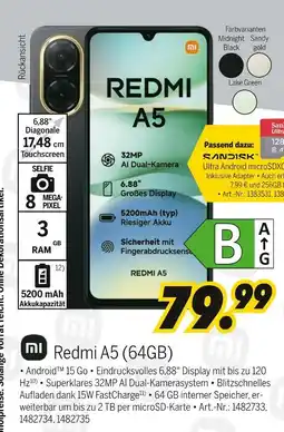 MEDIMAX Xiaomi smartphone redmi a5 (64gb) Angebot