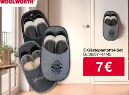 Woolworth Gästepantoffel-set Angebot
