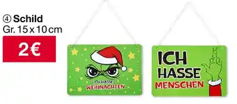 Woolworth Schild Angebot