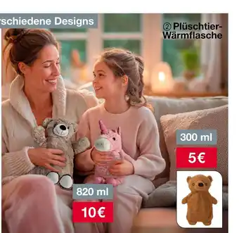Woolworth Plüschtier-wärmflasche Angebot