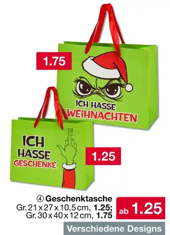 Woolworth Geschenktasche Angebot