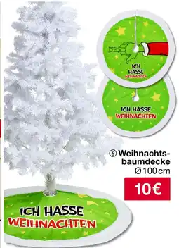 Woolworth Weihnachtsbaumdecke Angebot