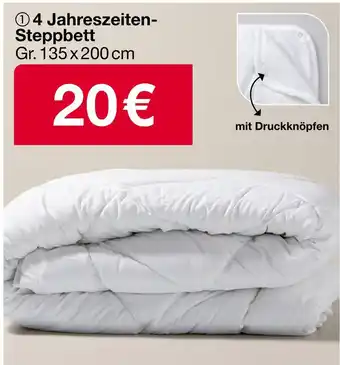 Woolworth 4 jahreszeiten-steppbett Angebot