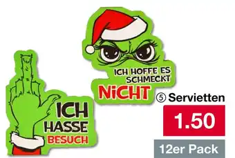 Woolworth Servietten Angebot