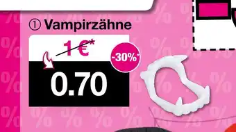 Woolworth Vampirzähne Angebot
