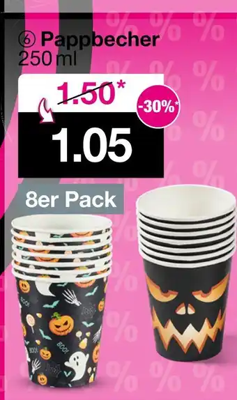 Woolworth Pappbecher Angebot