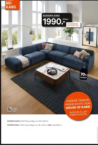 Kabs Polsterwelt Ecksofa kasa Angebot