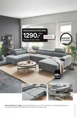 Kabs Polsterwelt Wohnlandschaft darby Angebot