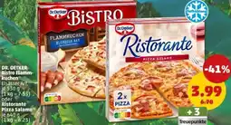PENNY DR. OETKER Bistro Flammkuchen oder Ristorante Pizza Salame Angebot