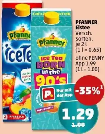 PENNY PFANNER Eistee Angebot