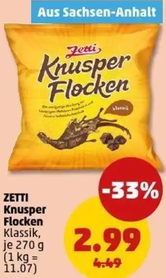 PENNY ZETTI Knusper Flocken Angebot