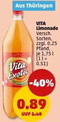 PENNY VITA Limonade Angebot