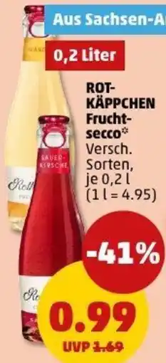PENNY ROTKÄPPCHEN Fruchtsecco Angebot