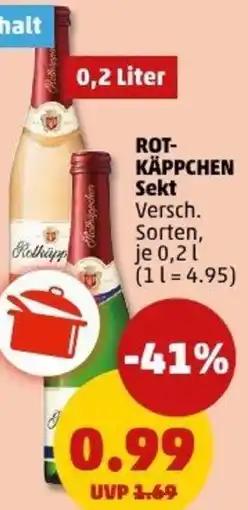 PENNY ROTKÄPPCHEN Sekt Angebot