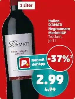 PENNY Italien D'AMATI Negroamaro Merlot IGP Angebot
