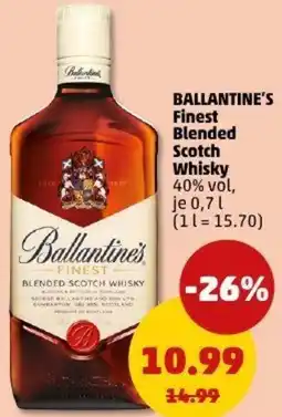 PENNY BALLANTINE'S Finest Blended Scotch Whisky Angebot
