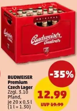 PENNY BUDWEISER Premium Czech Lager Angebot