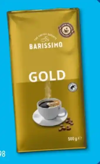 Aldi Süd Barissimo Mahlkaffee Gold Angebot