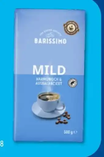 Aldi Süd Barissimo Mahlkaffee Mild Angebot