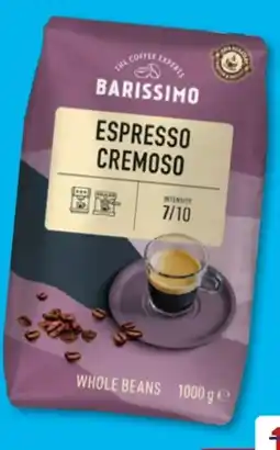 Aldi Süd Barissimo Espresso Cremoso Angebot