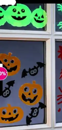 Woolworth Fenstersticker Halloween Angebot