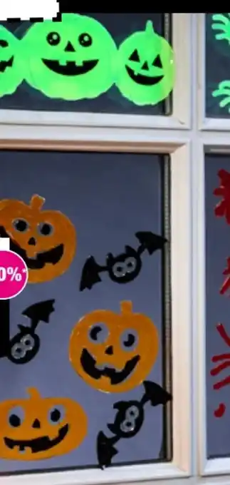 Woolworth Fenstersticker Halloween Angebot