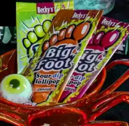 Woolworth Beckys Halloween Big Foot Stielbonbon Angebot