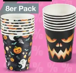 Woolworth Halloween Pappbecher Angebot