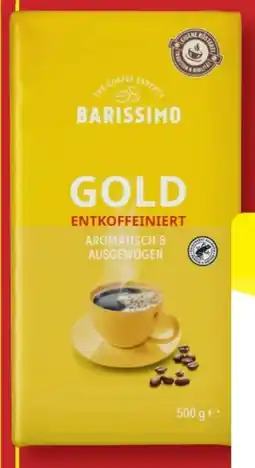 Aldi Nord Barissimo Mahlkaffee Gold Entkoffeiniert Angebot