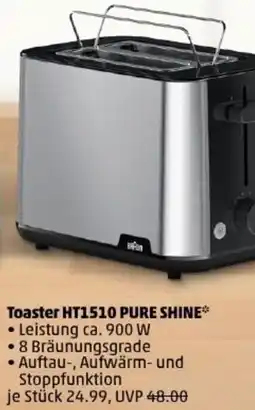 PENNY BRAUN Toaster HT1510 PURE SHINE Angebot