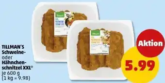 PENNY TILLMAN'S Schweine- oder Hähnchenschnitzel XXL Angebot