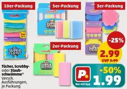 PENNY Tücher, Scrubby oder Staubschwämme Angebot