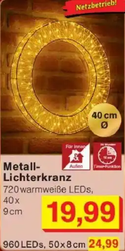 Jawoll Metall- Lichterkranz Angebot