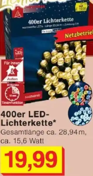 Jawoll 400er LED- Lichterkette Angebot