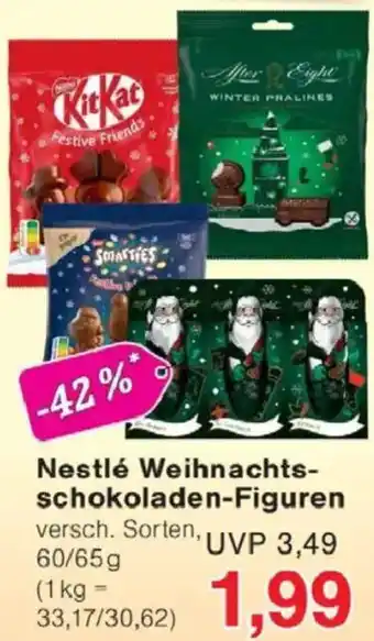 Jawoll Nestlé Weihnachts- schokoladen-Figuren Angebot