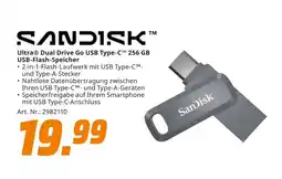 MediaMarkt Sandisk ultra dual drive go usb type-c 256 gb usb-flash-speicher Angebot